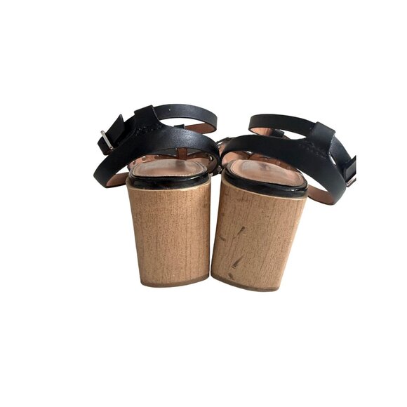 DOLCE VITA Black Studded Sandals Heels Size 9 - Picture 6 of 8